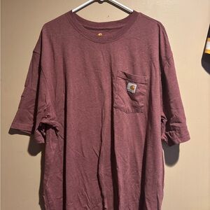 Carhartt Red Short Sleeve Tee Classic Fit